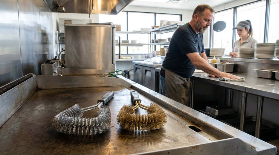 Stainless Steel vs. Brass: How to Choose the Right Grill Brush for Your Kitchen