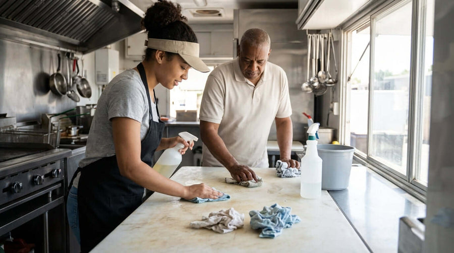 The Ultimate Guide to Cleaning and Sanitizing Your Poly Top Prep Table