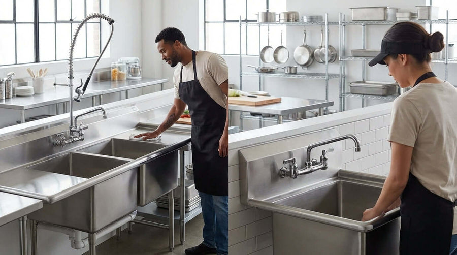 Deck Mount vs. Wall Mount Faucets: Which is Right for Your Restaurant?