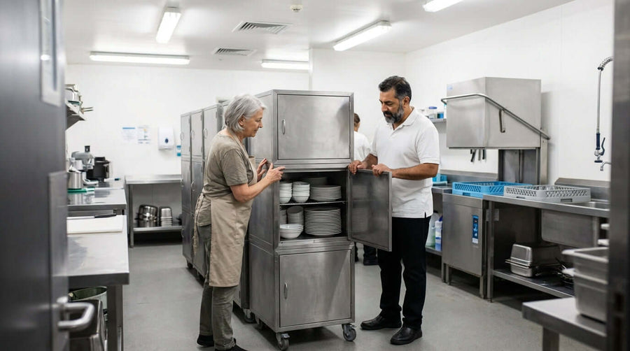 5 Ways Dish Cabinets Can Revolutionize Your Commercial Kitchen Workflow