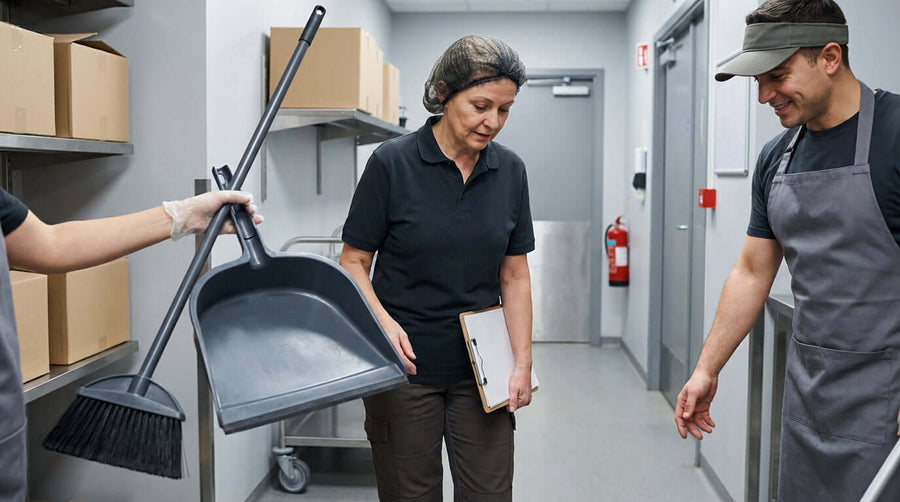 How the Humble Dust Pan Helps You Ace Your Next Health Inspection