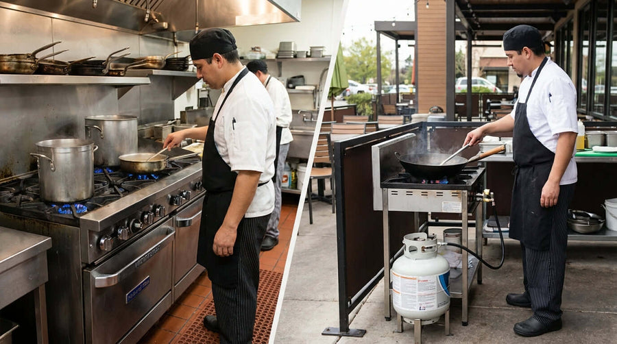 Natural Gas vs. Propane Burners: Which is the Right Choice for Your Commercial Kitchen?