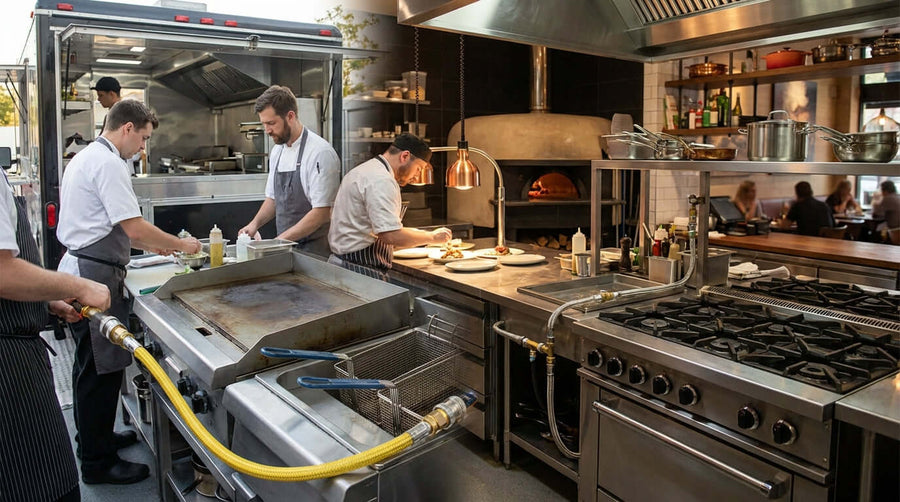 From Food Trucks to Fine Dining: Selecting the Best Gas Connectors for Any Operation