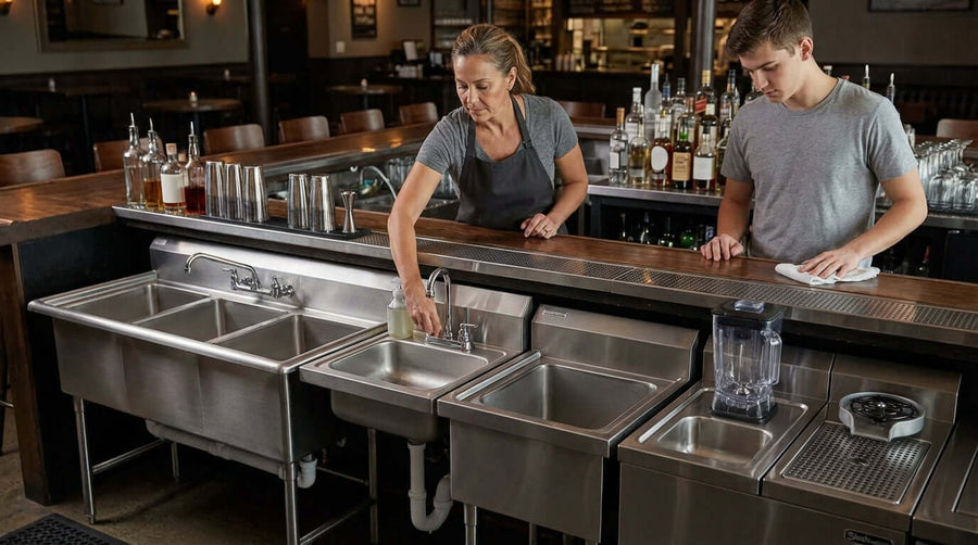 5 Must-Have Underbar Sinks to Meet Health Codes & Boost Efficiency