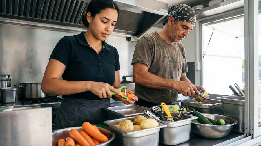Peeler Power: Why Every Professional Kitchen Needs More Than One Type