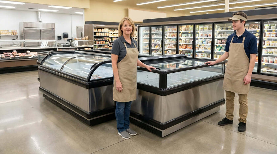 Curved vs. Flat: How to Choose the Perfect Glass Top Freezer for Your Business