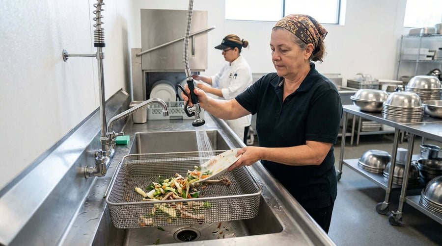 Preventing Costly Repairs: How Pre-Rinse Baskets Protect Your Plumbing and Dish Machine