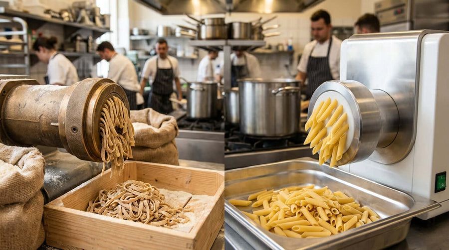 Bronze vs. Teflon Dies: Which is Right for Your Restaurants Pasta?