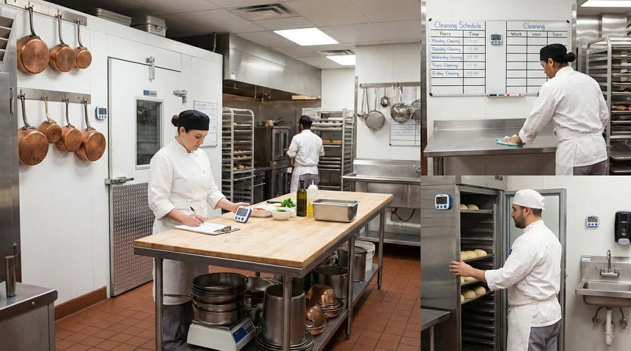 More Than Just Cooking: Unexpected Uses for Timers in Your Restaurant - staff using digital timers for prep, cleaning schedules, and kitchen workflow