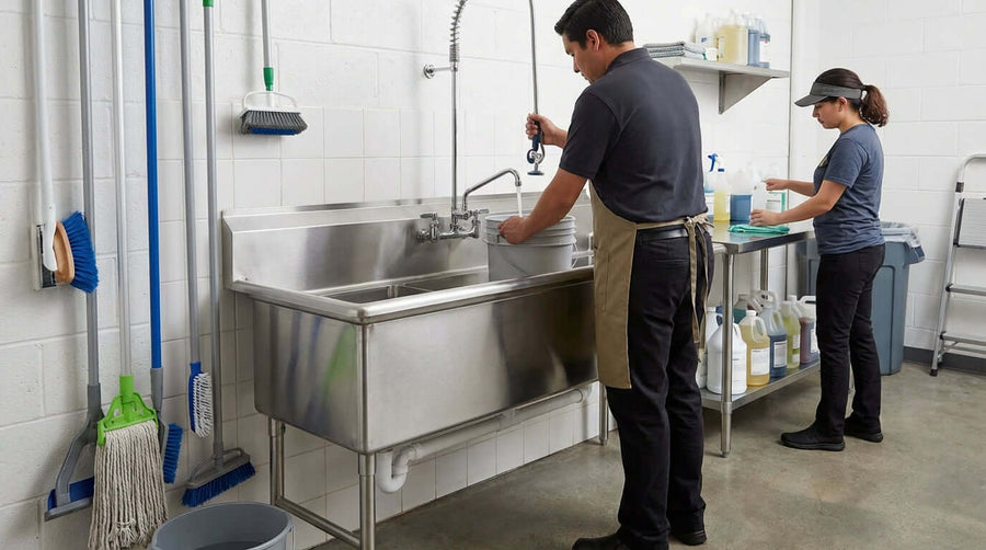 Why a Dedicated Mop Sink is a Health Code Non-Negotiable