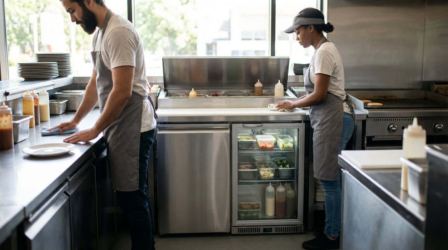 Solid Door vs. Glass Door: Which Under Counter Refrigerator is Right for Your Business?