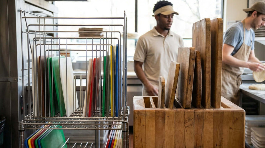 Stainless Steel vs. Butcher Block: Which Cutting Board Stand is Right for Your Restaurant?