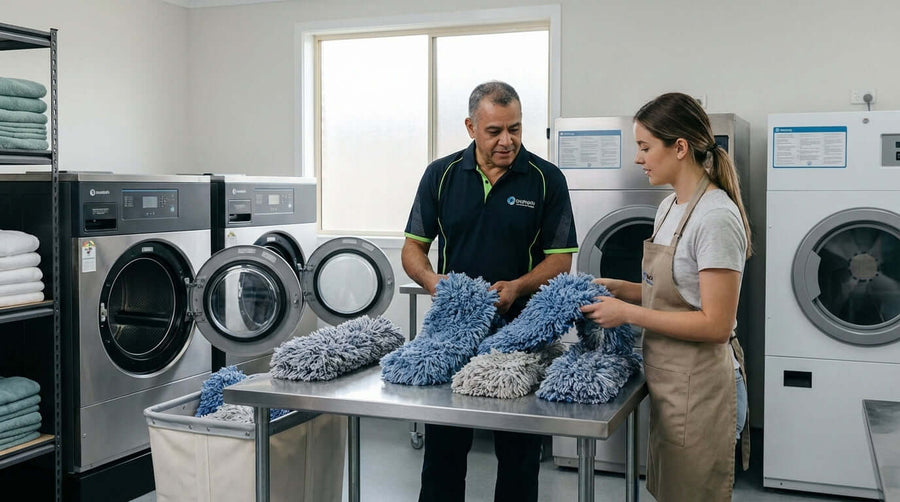 How to Properly Care For and Launder Your Commercial Dust Mop Heads