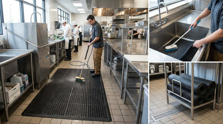 A Step-by-Step Guide to Cleaning and Maintaining Your Commercial Kitchen Mats for Longevity