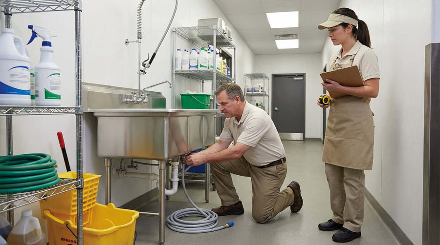 Mop Sink Installation 101: Key Considerations for Your Facility