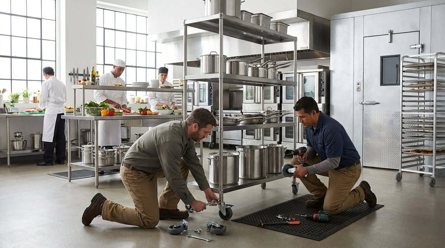 From Stationary to Mobile: How to Add Casters to Your Existing Shelving & Equipment