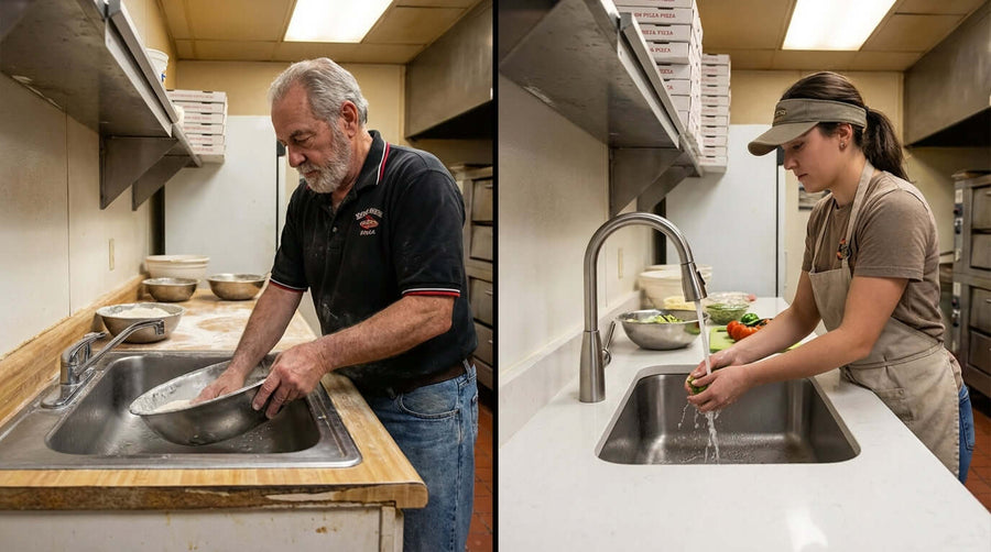 Drop-In vs. Undermount Sinks: Which is Right for Your Restaurant?