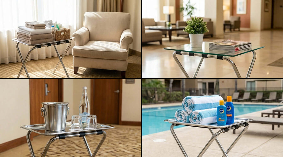 Beyond the Dining Room: 4 Creative Uses for Tray Stands in Your Hotel