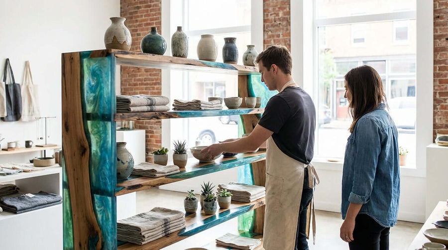 Beyond the Kitchen: Creative Uses for Epoxy Shelves in Retail