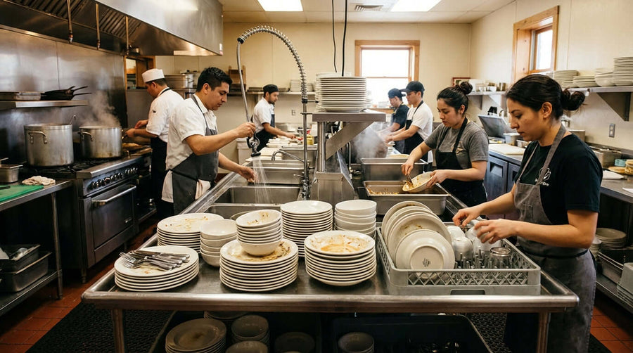 How the Right Dish Sorting Table Can Drastically Cut Your Dishwashing Time