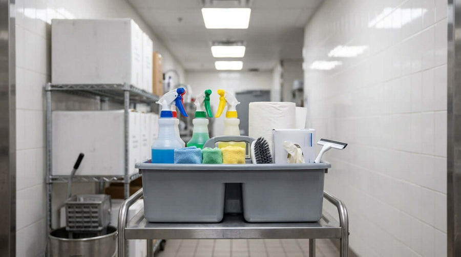 Your Ultimate Checklist: Essential Supplies for a Food Service Cleaning Caddy