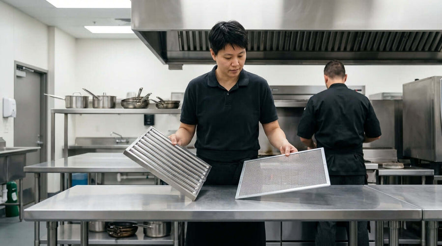Baffle vs. Mesh: Choosing the Right Grease Filter for Your Restaurant