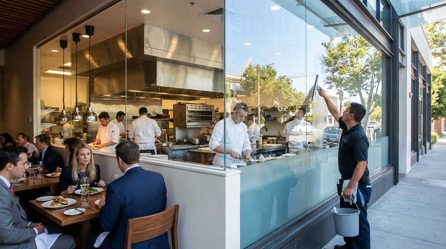 More Than Just a Pretty View: The Link Between Clean Windows and Restaurant Hygiene Standards