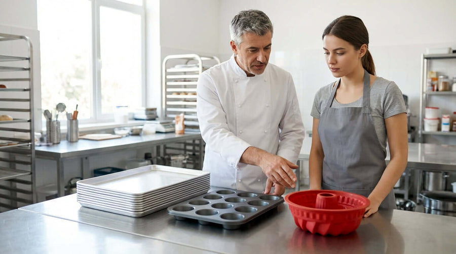 Pan Materials 101: Aluminum vs. Non-Stick vs. Silicone for Your Bakery