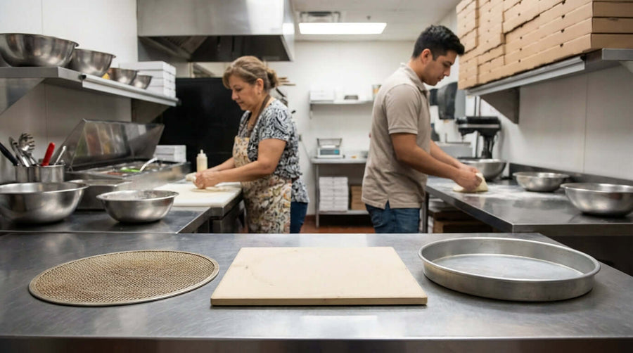 Pizza Screen vs. Pizza Stone vs. Pan: Which is Best for Your Pizzeria?