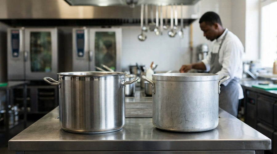 Stainless Steel vs. Aluminum: Choosing the Right Commercial Sauce Pot