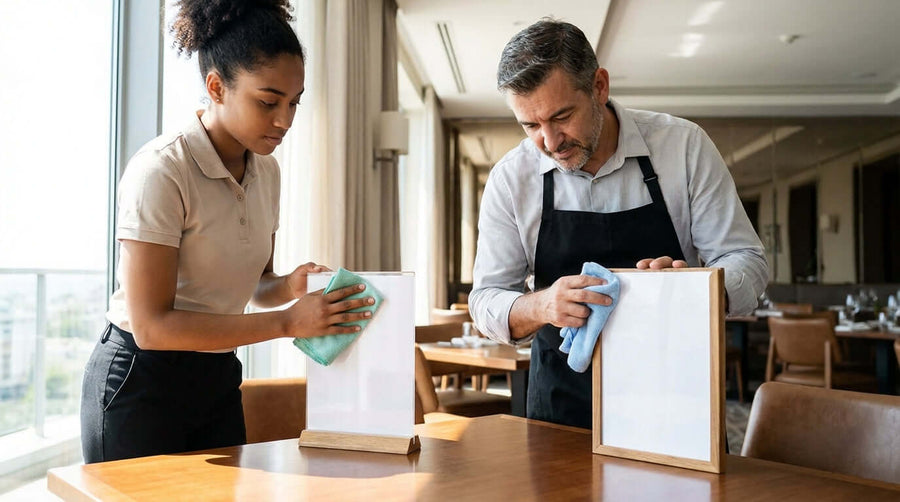 Keep Them Looking New: A Simple Guide to Cleaning and Maintaining Your Menu Holders