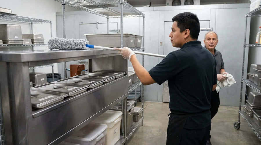 How Proper Dusting Prevents Cross-Contamination in Food Service Areas
