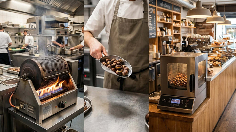 Gas vs. Electric Chestnut Roasters: Which Is Right for Your Business? commercial chestnut roaster comparison in food service