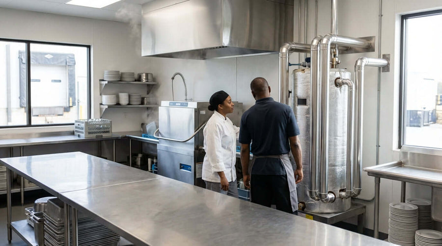 Sanitation Showdown: Why Your Commercial Dishwasher Needs a Booster Heater