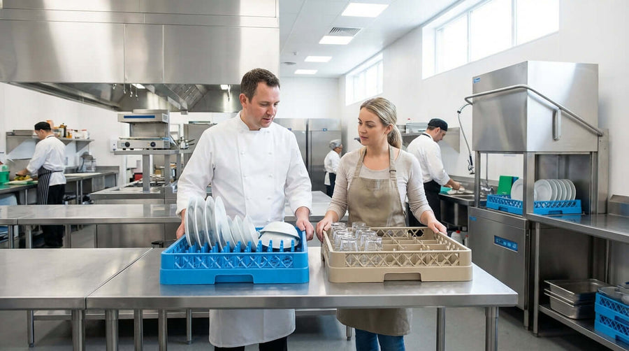 Peg vs. Compartment Racks: Which Dishwasher Rack is Best for Your Business?