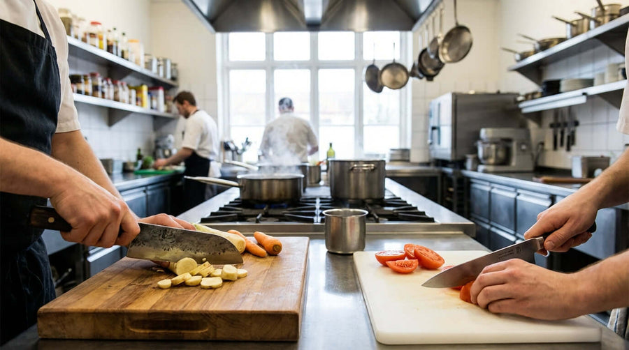 Forged vs. Stamped: Choosing the Right Knife Set for Your Commercial Kitchen
