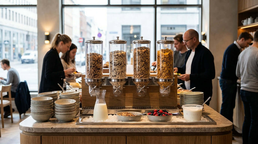 Designing the Perfect Self-Serve Breakfast Station: A Cereal Dispenser Showcase