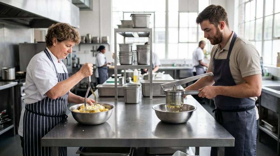 The Great Mash-Up: Potato Masher vs. Ricer – Which is Right for Your Restaurant?