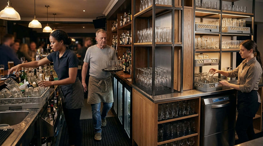 Cluttered Bar, Slow Service? The Simple Fix is Smart Glassware Storage