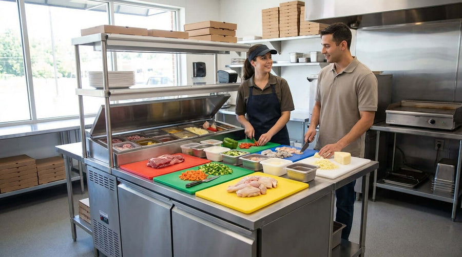 HACCP Compliance Made Easy: Using Color-Coded Cutting Board Systems on Your Stand