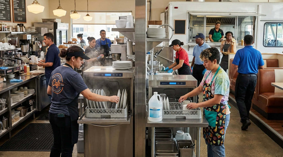 High-Temp vs. Low-Temp: Which Undercounter Dishwasher is Right for Your Business?