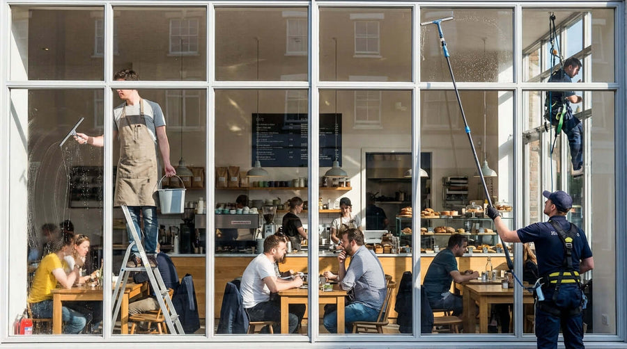 DIY vs. Professional Window Cleaning: A Cost-Benefit Analysis for Retail Store Owners