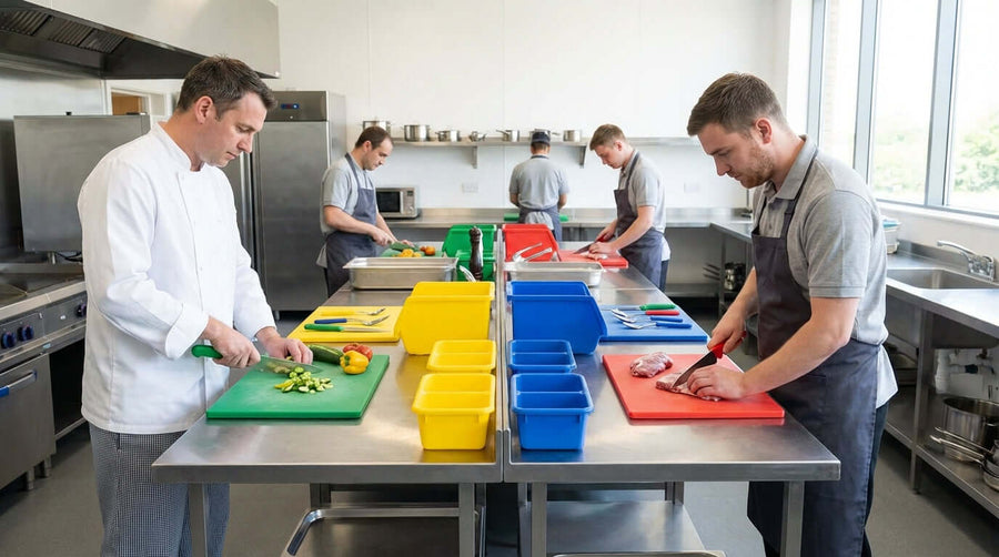 Preventing Cross-Contamination: The Critical Role of Color-Coded Prep Systems