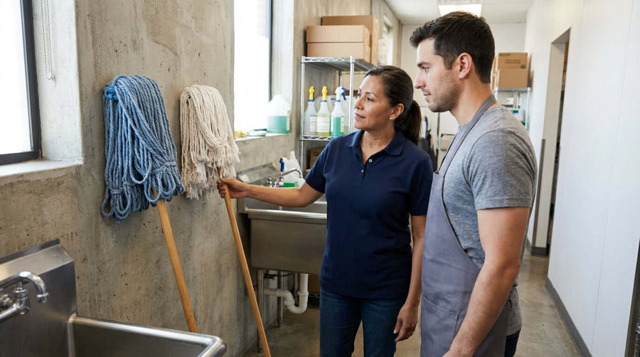 Looped-End vs. Cut-End Mops: Which is Right for Your Restaurant?