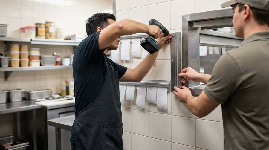 Easy Installation Guide: Setting Up Your Wall-Mounted Order Rack in Minutes