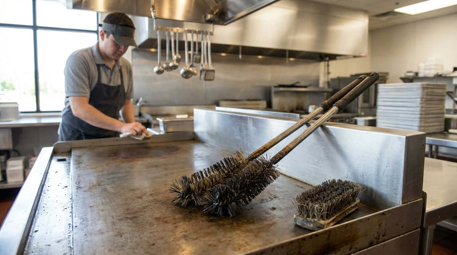 Top 3 Signs Its Time to Replace Your Restaurants Grill Brushes
