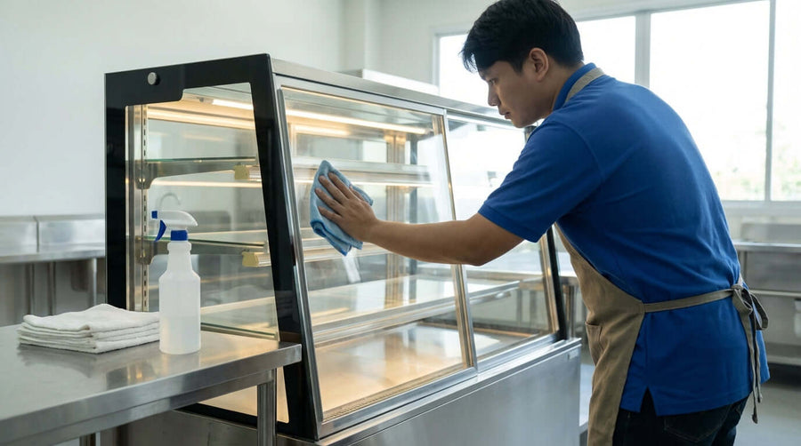 How to Keep Your Bakery Display Case Sparkling Clean and Hygienic
