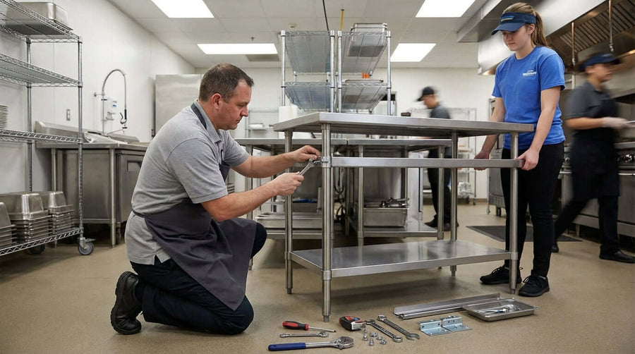 Easy Installation: A Step-by-Step Guide to Adding an Undershelf to Your Prep Table