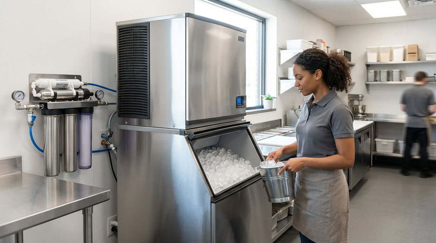 Clear & Consistent: Why Your Commercial Ice Machine Needs a Dedicated Filter