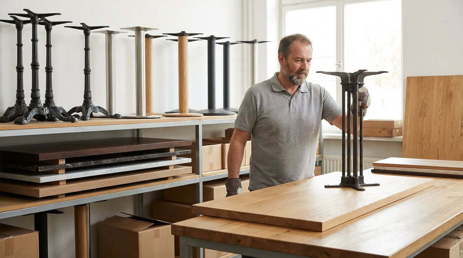 The Ultimate Guide: Matching Restaurant Table Columns to Your Tabletops